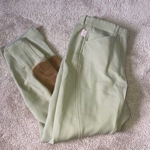 Tailored Sportsman Tan Mid Rise Side Zip Breeches